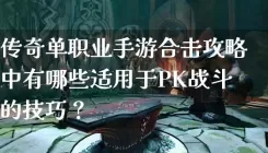 传奇单职业手游合击攻略中有哪些适用于PK战斗的技巧？